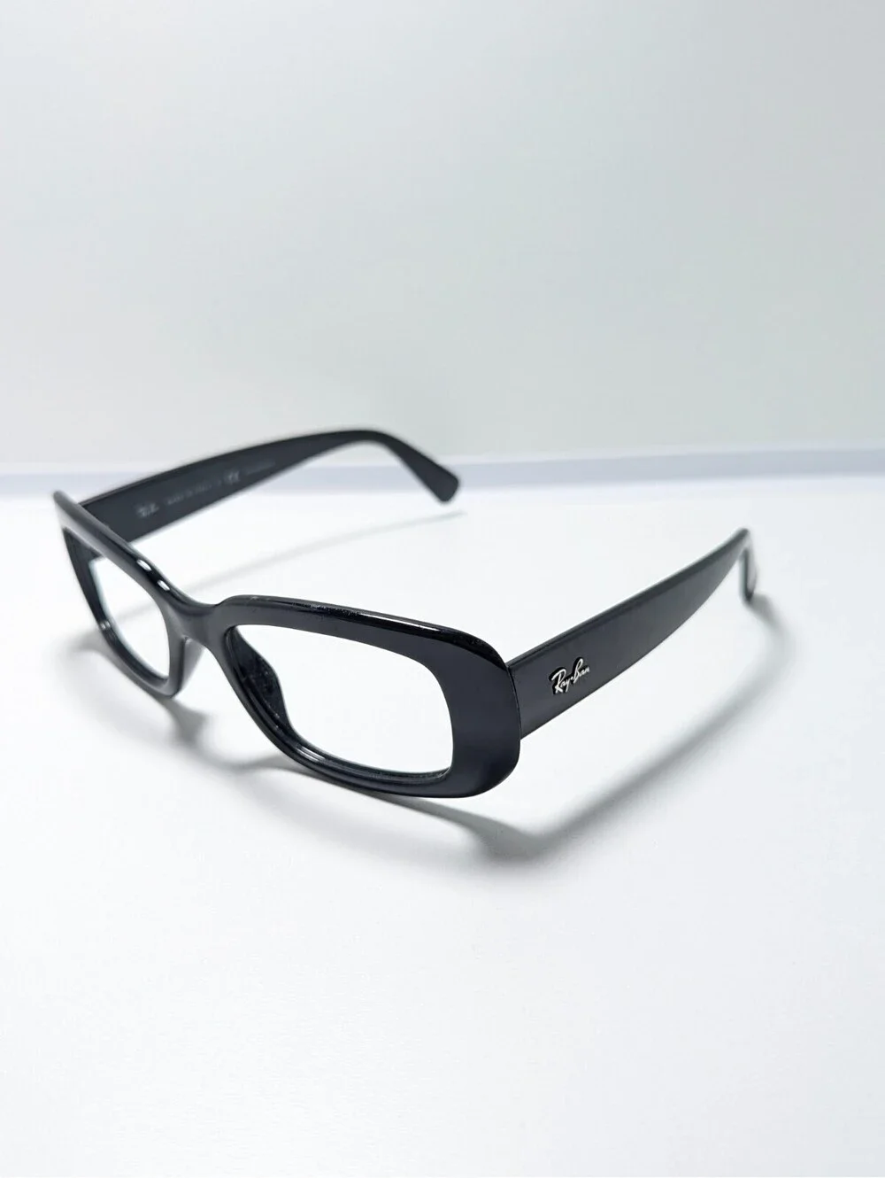 Ray-Ban RB4122 601/T5 Black Rectangle Women's Eyeglasses Frames 50-18-135
